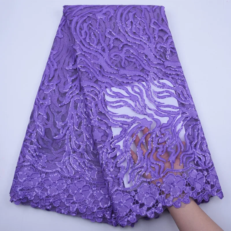 Французская кружевная ткань африканская с блестками 2020 Высококачественная для