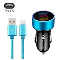 car charger type c usb quick charge 3 0 phone adapter for huawei p20 p30 p40 lite e mate 20 10 pro lite usb c cable chargers