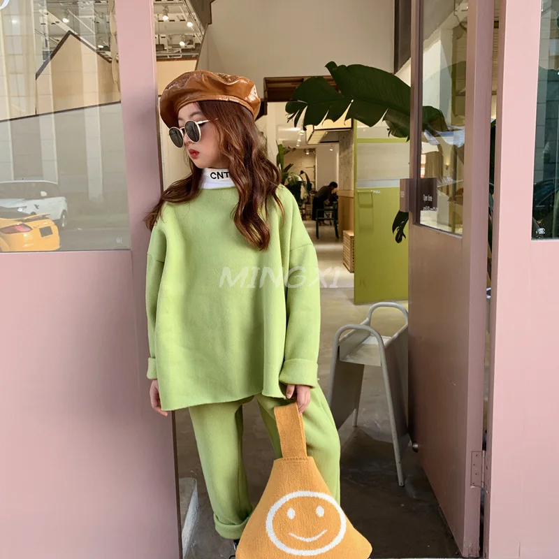 Детская одежда 2019 Зимний новый детский костюм Детский свитер надеваемый через