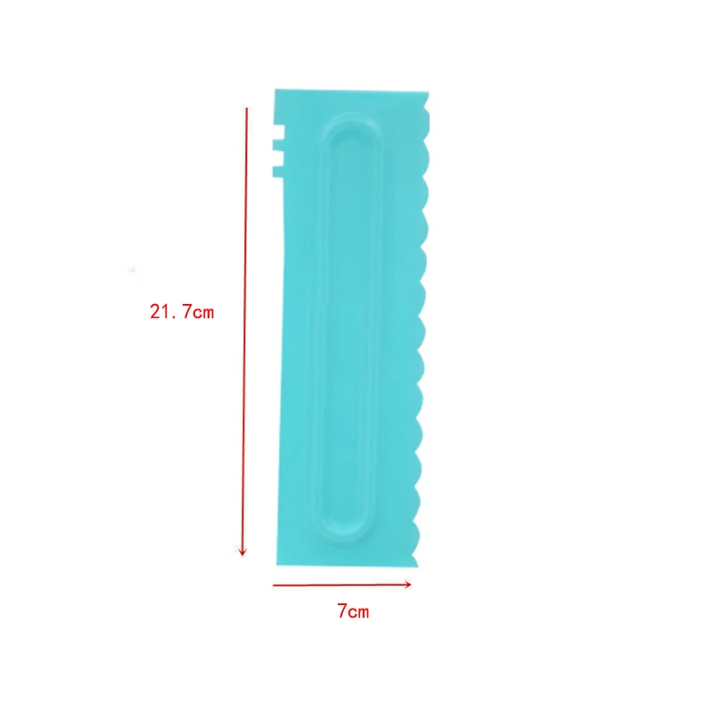 

Cake Decoration Comb Irregular Teeth Edge Icing Icing Small Spatula Smoothing Cake Scraper Fondant Cake Pattern Modeling Tool