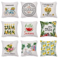 tropical plant printing cushion cover cool summer throw pillow covers pineapple pattern pillowcase decor home sofa new arrival
