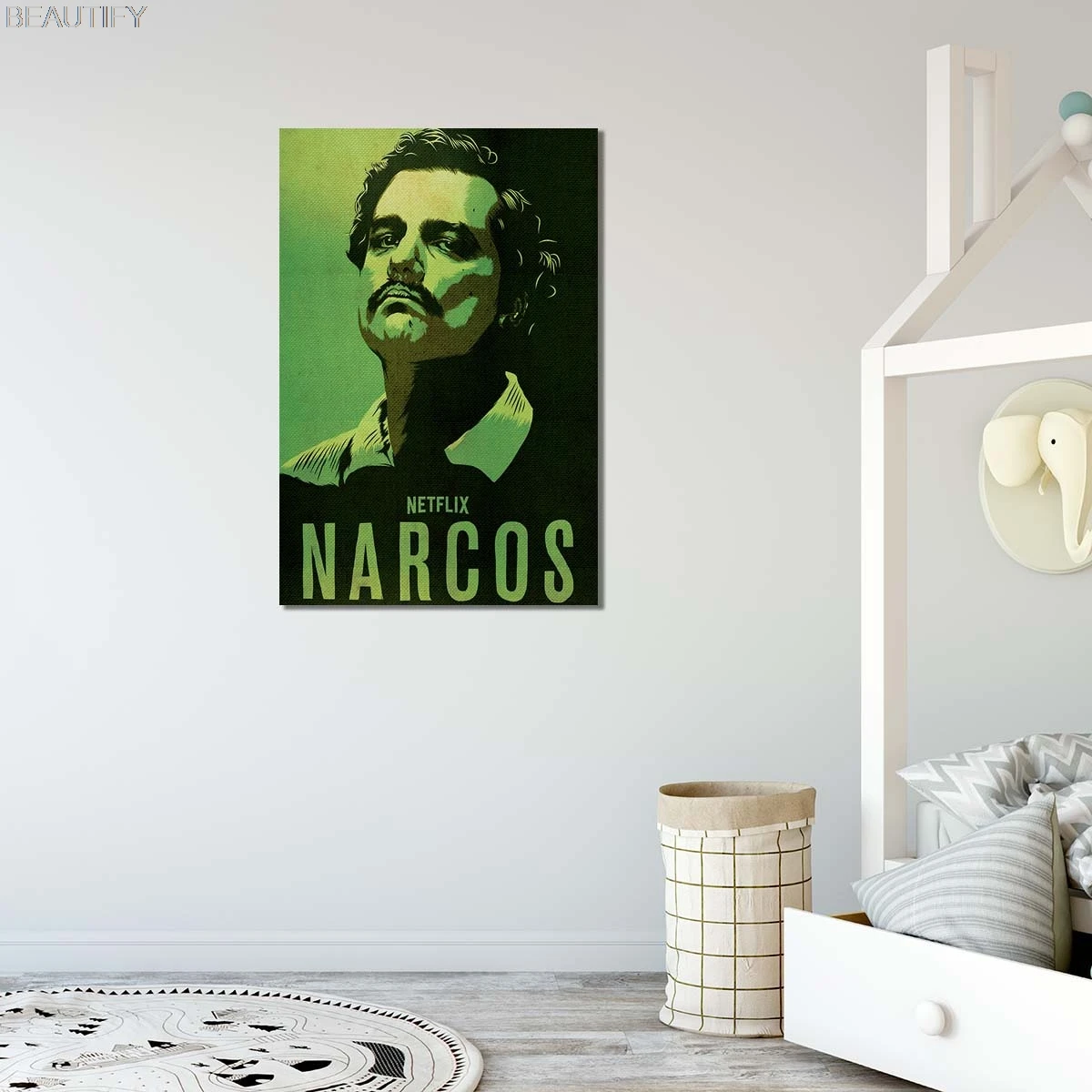 Картина на холсте нарас Мексика Netflix плакат печать Настенная картина для