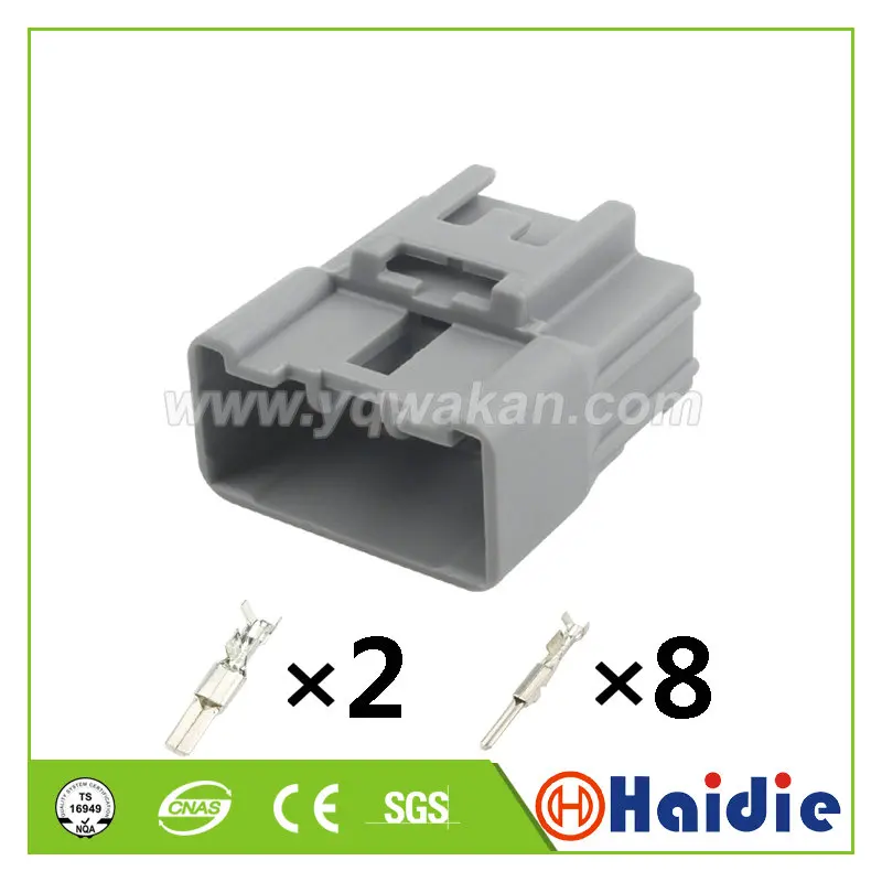 

Бесплатная доставка 2 комплекта 10pin штекер 6520-1142 Электрический автоматический негерметичный соединитель кабеля проводки 6520-1150