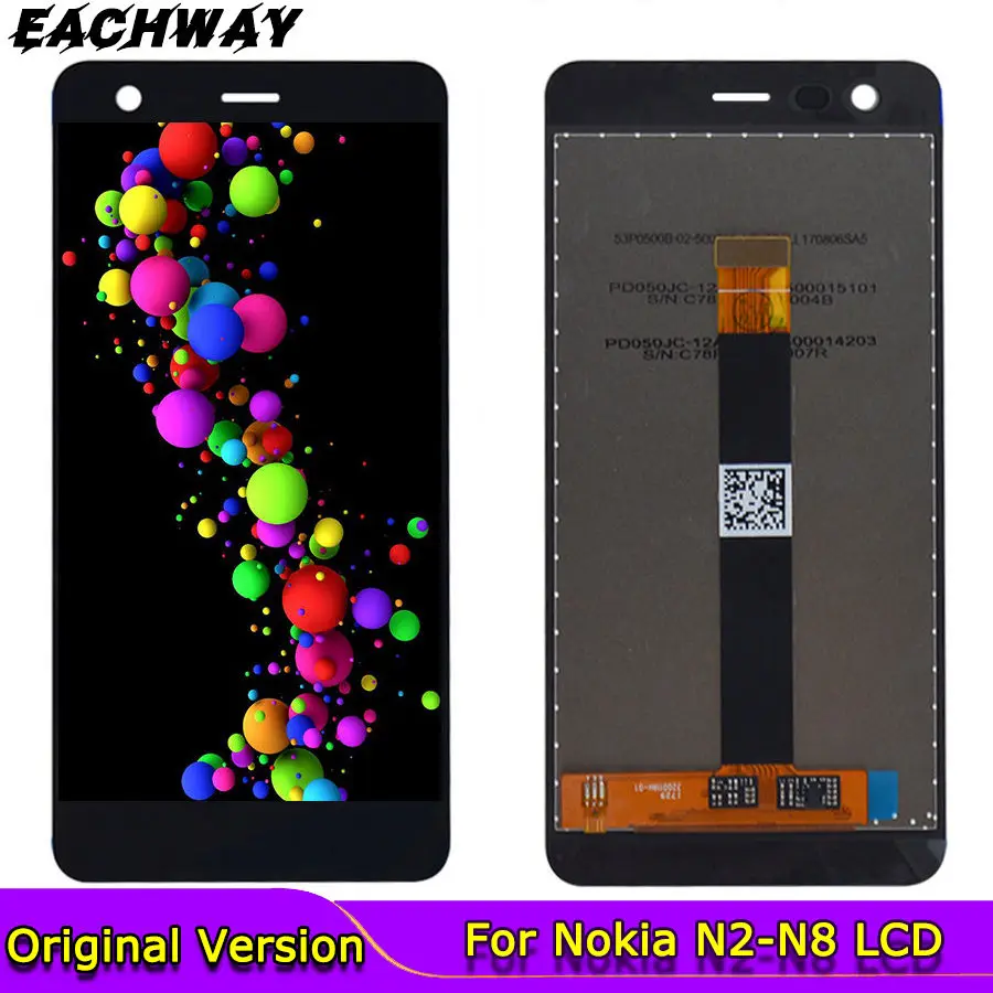 ЖК-дисплей для Nokia 8 7 6 5 3 2 дигитайзер сенсорного экрана в сборе N8 N6 N7 N5 N3 N2 запасные