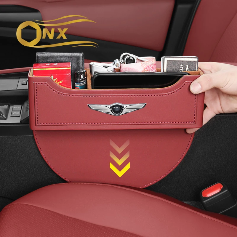 Автомобильный ящик для хранения на сиденье коробка украшение салона Hyundai Genesis