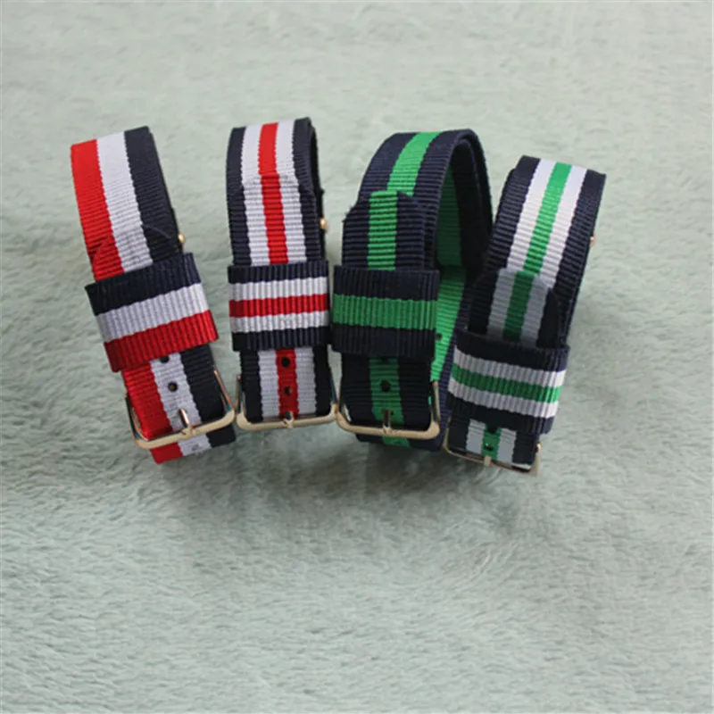 Ремешок для наручных часов мужской/женский нейлоновый спортивный армейский