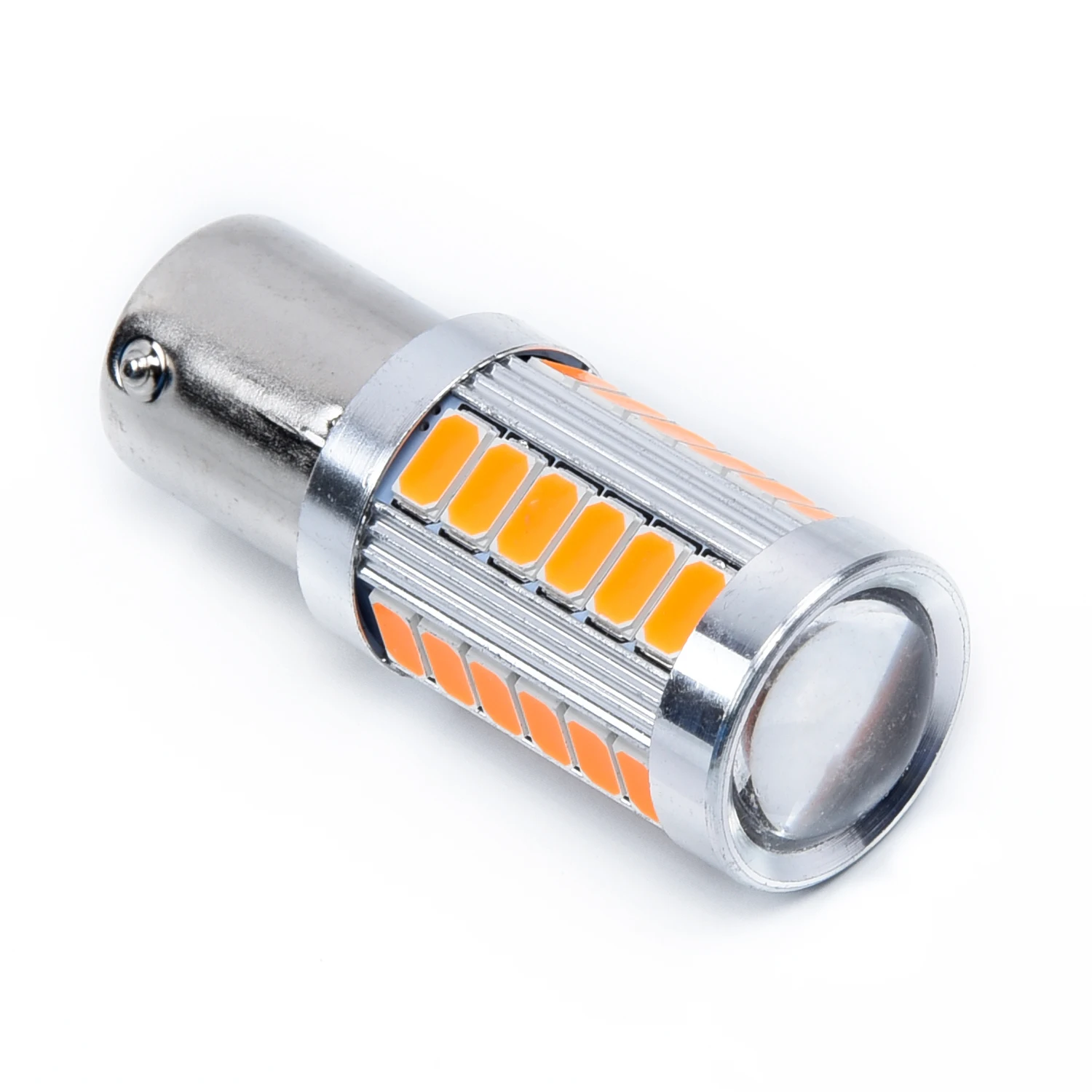 4 шт. Янтарный 1156PY BAU15S PY21W светодиодный 33SMD светильник для указателей