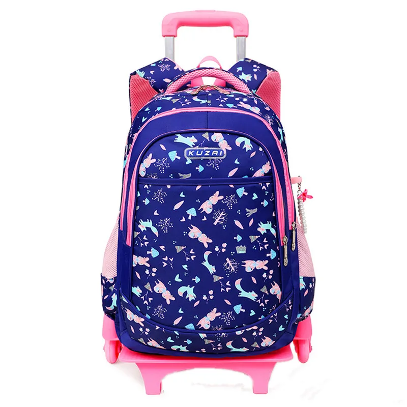 Рюкзак детский на колесиках, школьный, рюкзак-тележка для школы