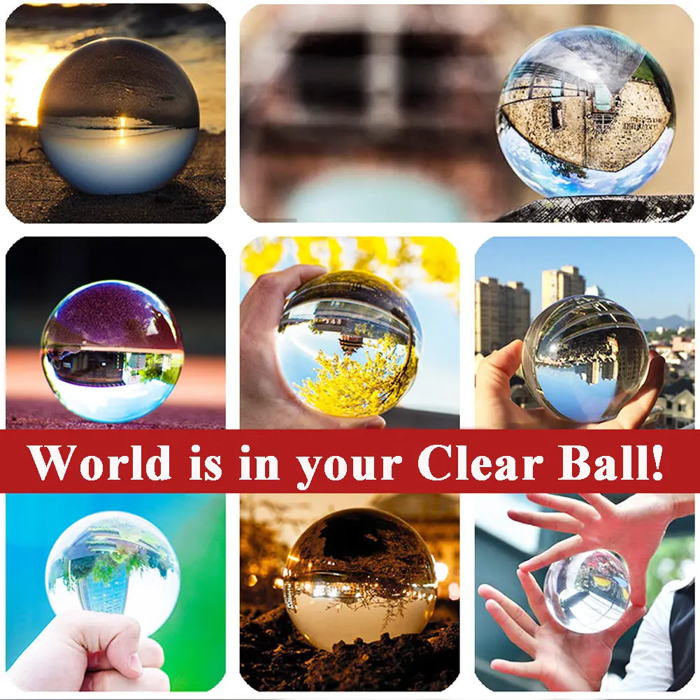 Стеклянный шар хрустальный кварцевый стеклянный прозрачный шары для фотосъемки