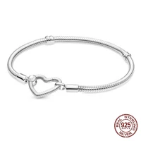 style classic 925 sterling silver fit original love bracelet for bead diy jewelry fashion women gift dorpshipping