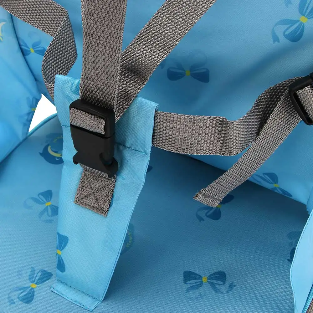 

Dining Infant Washable Baby Chair Bag Lunch Waterproof Portable Seat Foldable Travel Feeding Oxford Cloth Safety Belt Harness