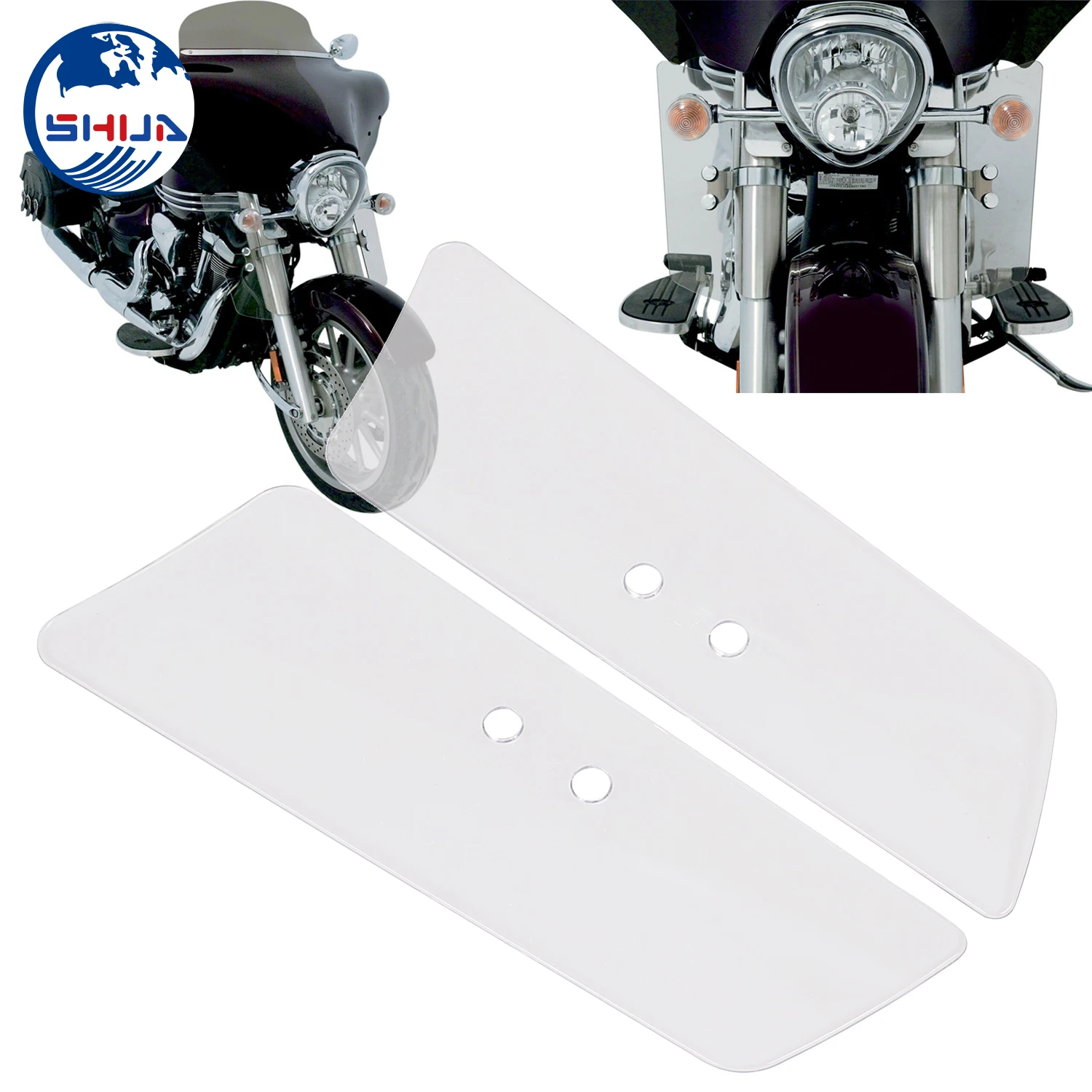 Ветровая вилка для мотоцикла дефлекторы воздуха Honda Shadow VT750C VT1100C2 VTX1300RV TX1300S Kawasaki