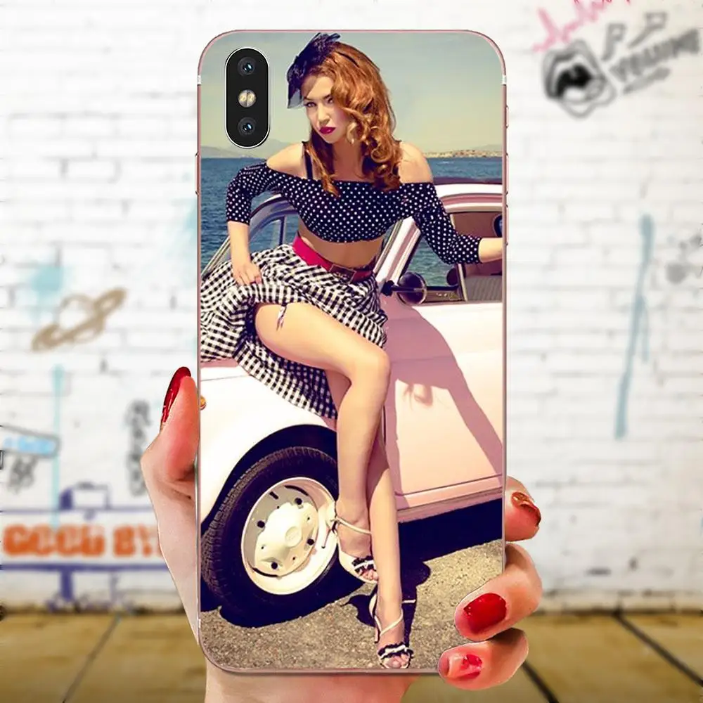 as picture Мягкий чехол для мобильного телефона чехол для крышки корпуса для Xiaomi Redmi Mi 4 7A 9T K20 CC9 CC9e Note 7 9 Y3 SE рro рrime Go Play кинозвезды; Соблазнительная девушка - Цвет: as picture