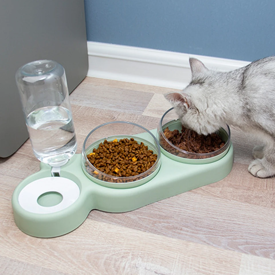 Автоматическая чаша для кормления собак и кошек бутылка с питьевой водой