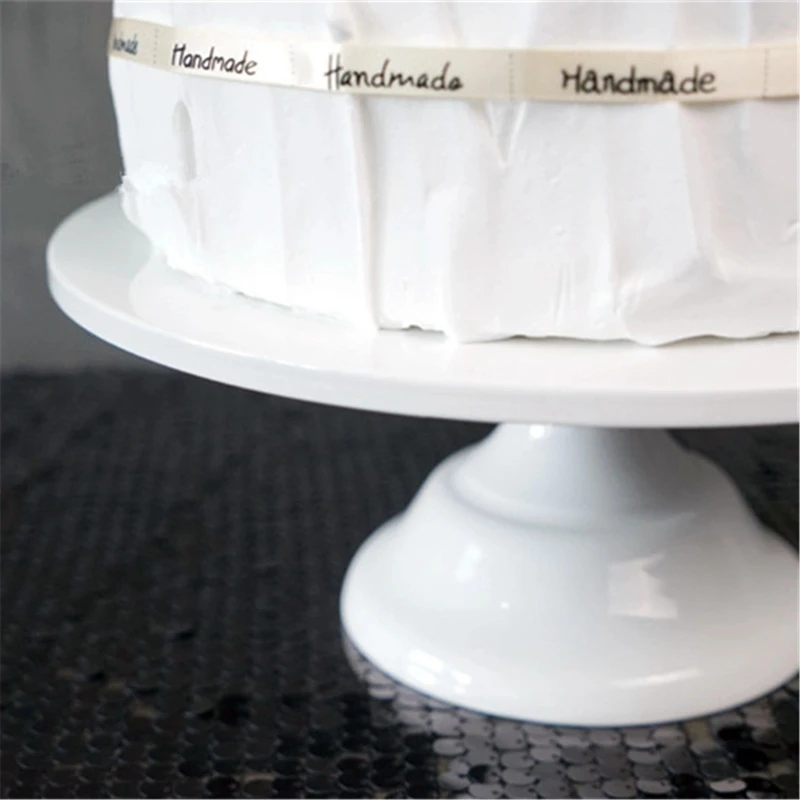 12 Inch Iron Round Cake Stand Cake Plate Pedestal Dessert Holder Wedding Birthday Party-Gold images - 6