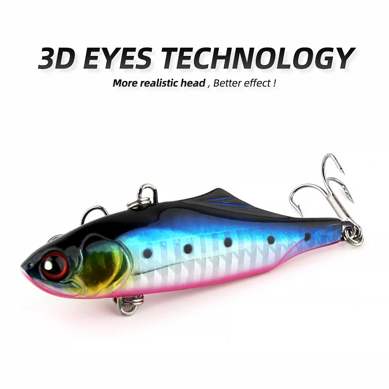 ARDEA VIB Fishing Lure 1Pcs Artificial Freshwater Bionic Hard Lures swivel jigging crankbait Bass ice Winter Tackle | Спорт и