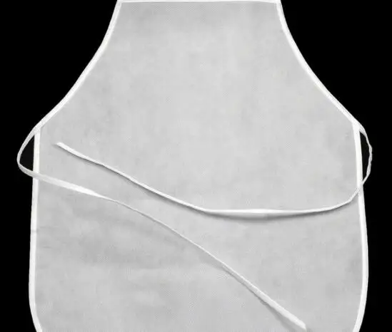 Детский фартук DIY Краска ing одноразовые пустые белые Детские фартуки кухонный