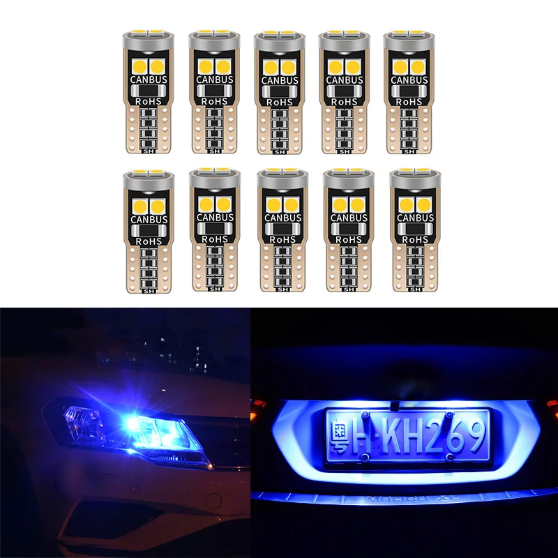 Автомобильный внутренний светильник T10 W5W светодиодный Canbus освесветильник