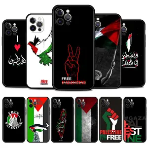 palestine Flag Cell Phone Case for iPhone 11 Pro 12 13 Mini XR X 7 8 6 6S Plus XS Max 5 5S SE 2020 M in Pakistan