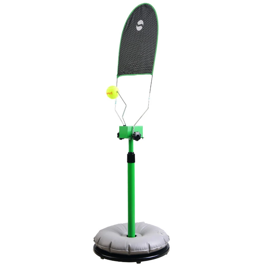 Tennis Trainer Professional Adjustable Tennis Machine Ball Accessories Training Tool Topspin Slice Service Actions Instructor