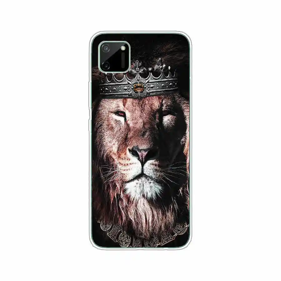 Чехол для Realme C11 Мягкая силиконовая задняя крышка из ТПУ OPPO C 11 RealmeC11 чехол