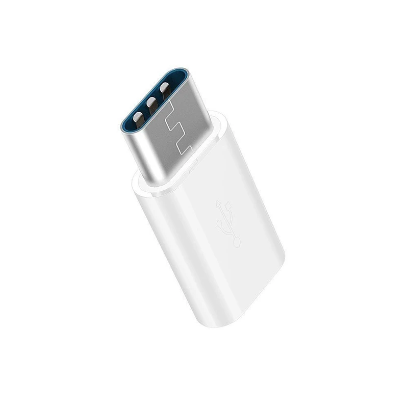 White 3 шт./лот type-C вход для Micro usb зарядки адаптер для samsung Galaxy C9 Pro USB C Телефон Artilugio Конвертер Разъем - Цвет: White