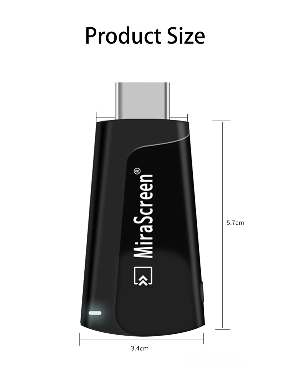 4K 3840*2160 ТВ палка Беспроводной музыкальные медиа HDMI miracast airplay youtube 2 4G/5 8G wifi tv ключ