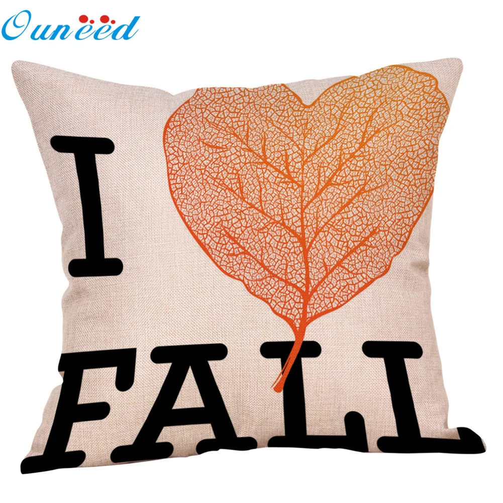Ouneed наволочка Тыква чехол для подушки с принтом осень Хэллоуин талия домашний