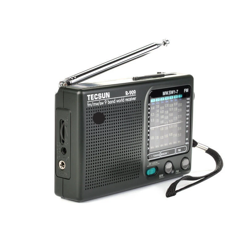 Портативный радиоприемник FM MW(AM) SW (коротковолновый) 9 диапазонов элегантный