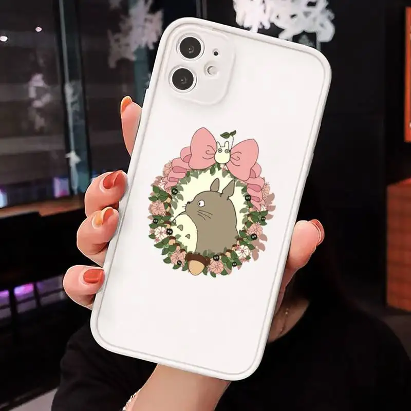

Spirited Away Phone Cases Matte For iPhone 12 Mini 11 Pro XR XS Max 7 8 Plus X Hard PC Back Cover