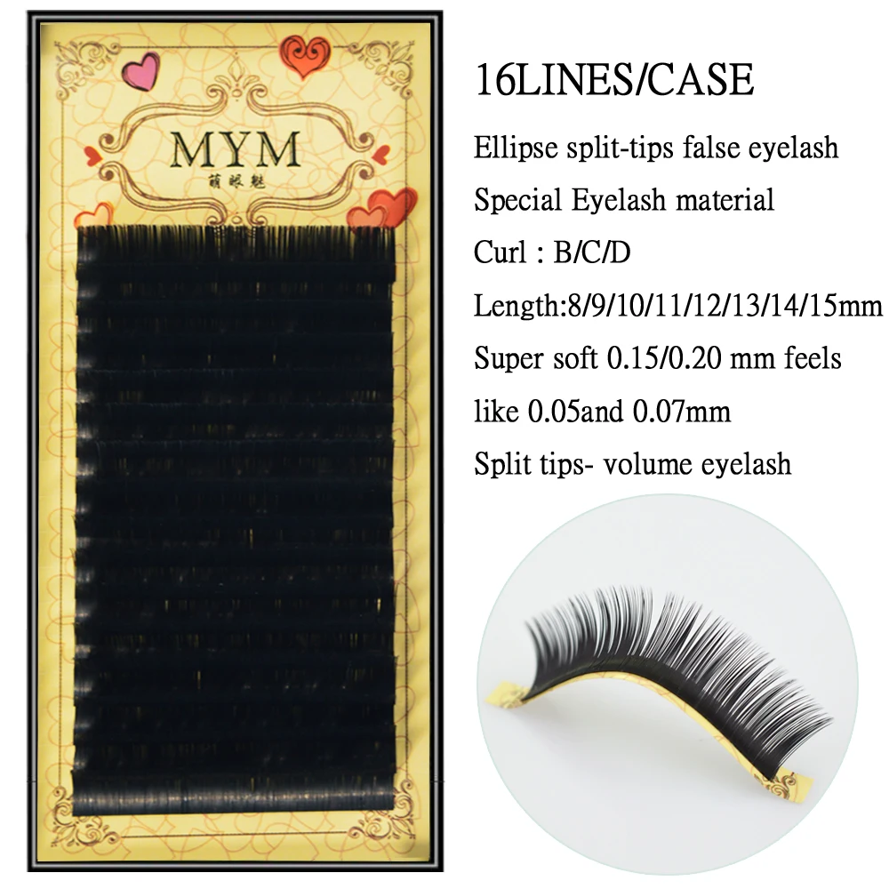 Накладные ресницы из искусственного меха норки 16 рядов в чехле мягкие шелковые