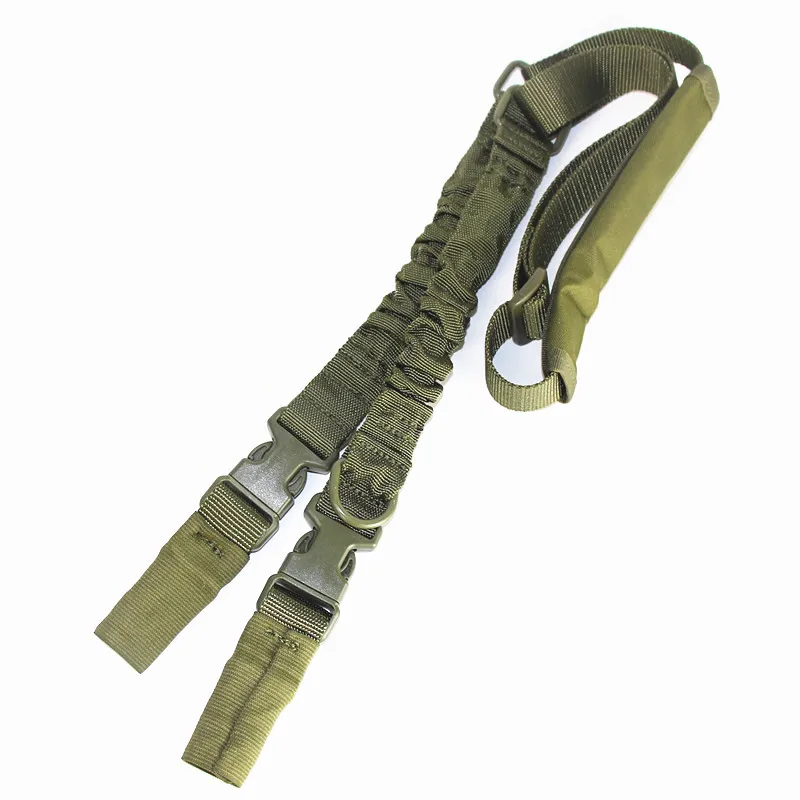 

Tactical Rifle Two Point Gun Slings With Should Strap Elastic Ar15 M4 Rifle Hunting Adjustable Accessories Airsoft Rifle Strap