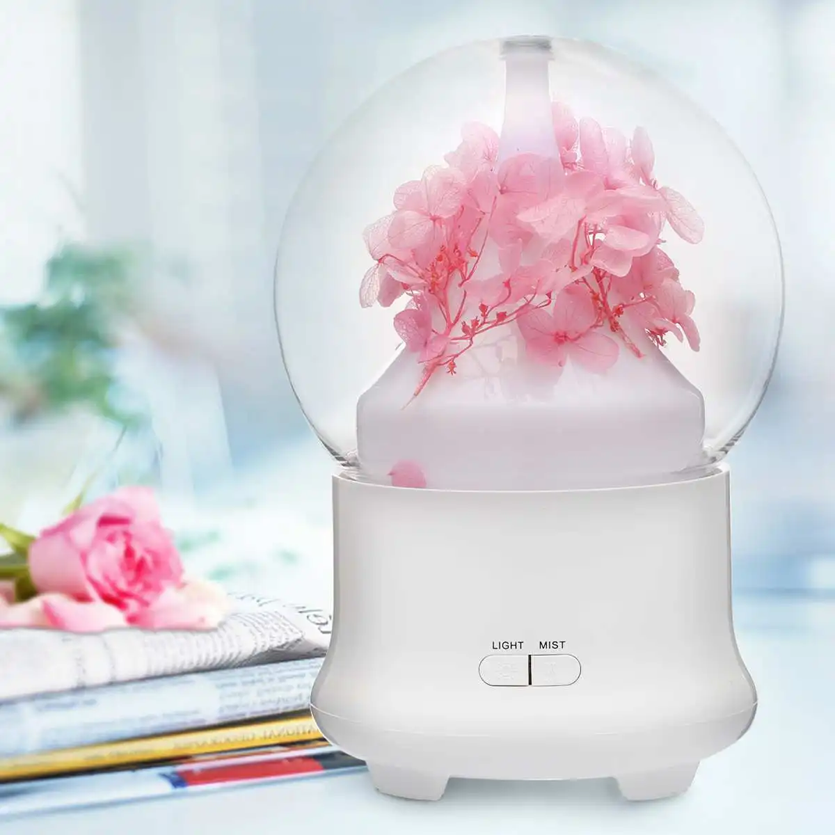 

Электрический увлажнитель воздуха 3 цветов, диффузор эфирных ароматических масел, ультразвуковой аппарат для фумигации с неизменным цвето...