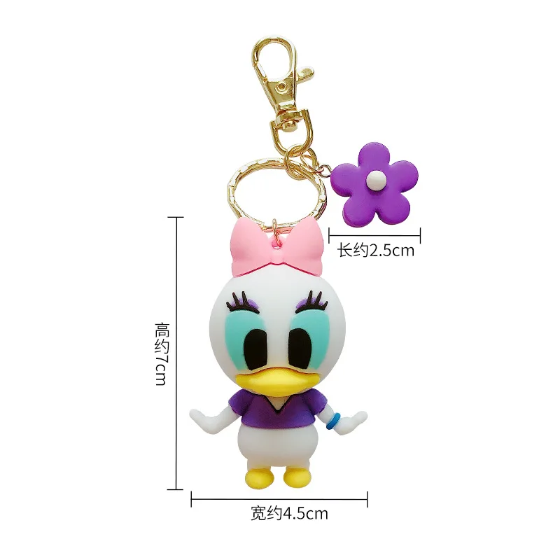 

2021 Hot Sale Disney Mickey Keychains Cute Cartoon Donald Duck pendant Accessories Keychain pendant Event souvenirs Small Gift