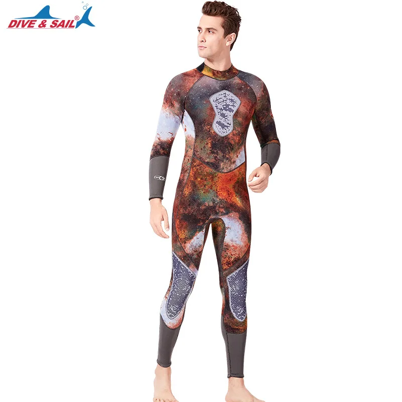 Цельнокроеный мужской женский и гидрокостюм с длинным рукавом 3 мм неопреновый