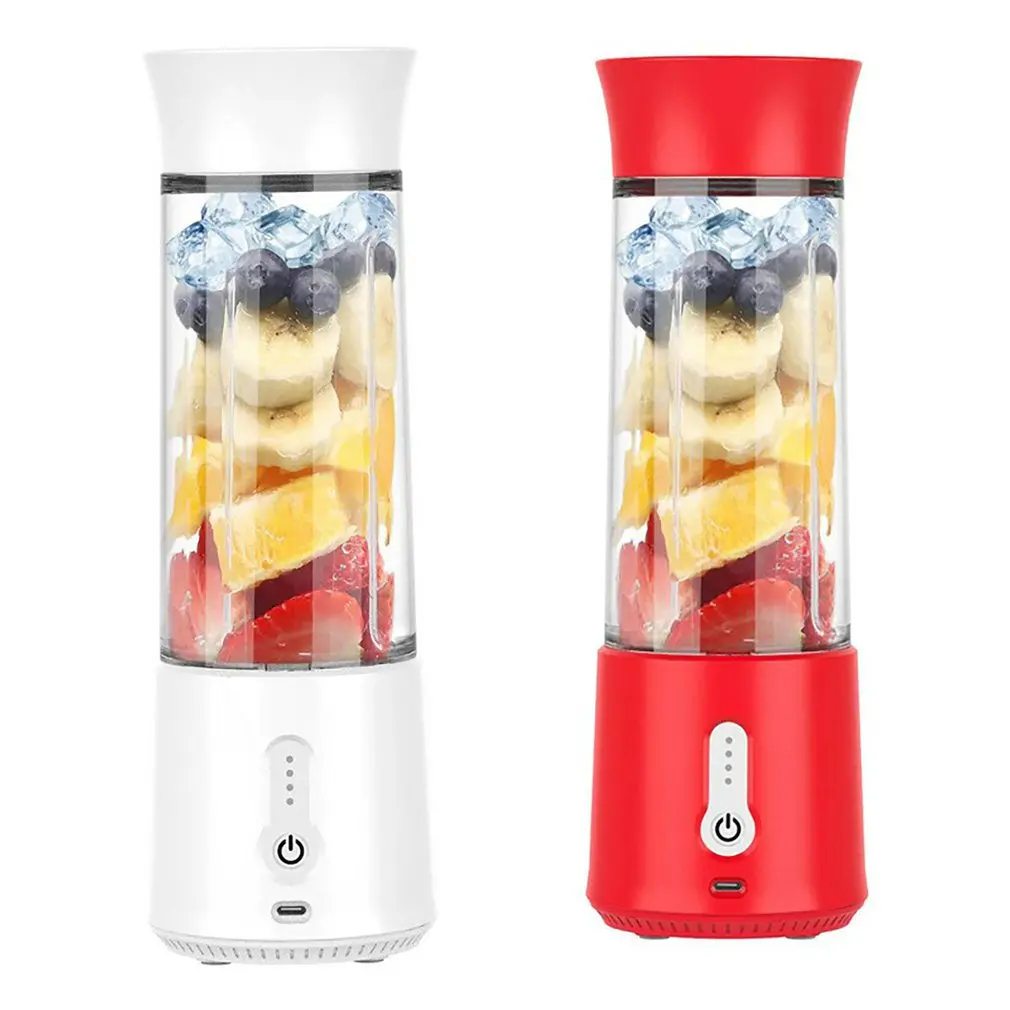

USB Portable Blender 500ml Personal Blender For Shakes And Smoothies Fruit Juice Mixer Rechargeable Six Blades Mini Blender