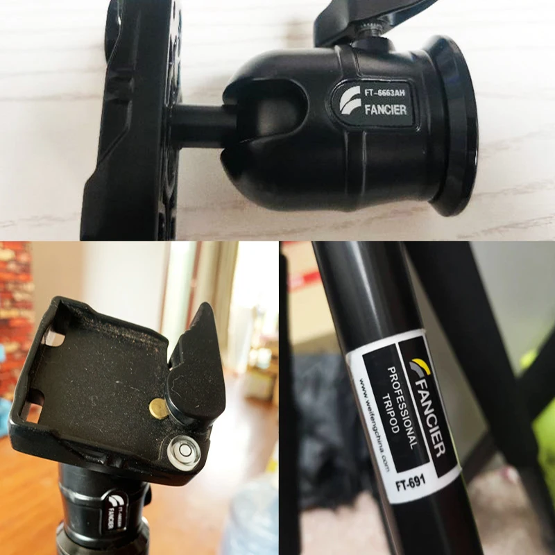 Быстросъемная пластина штатив-Монопод быстросъемная QR для камеры аксессуары
