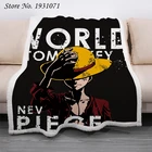 Флисовое одеяло с 3D принтом, популярное аниме цельный плед для кровати, толстое стеганое одеяло, модное покрывало, шерпа, одеяло для взрослых и детей, 01