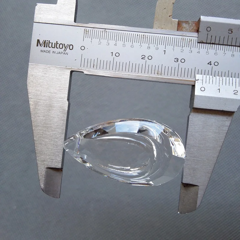 20 шт./лот + Бесплатные Кольца 38 мм K9 стеклянные хрустальные капли призмы для