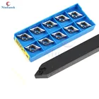 Твердосплавные пластины DCMT11T3 DCGT для токарного станка с ЧПУ, 1 шт., SDNCN1212H11 SDNCN1616H11, держатель внешнего токарного инструмента SDNCN2020H11, набор из 10 шт.