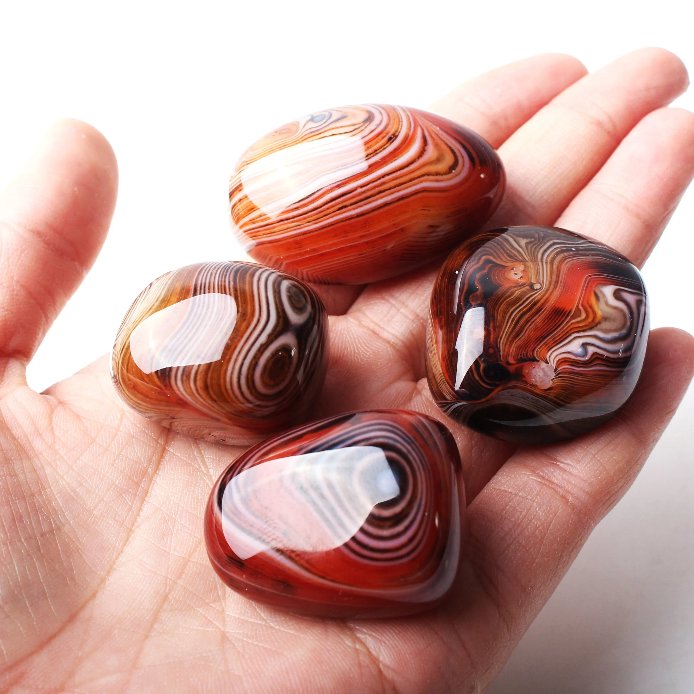 1 шт. миниатюрный камень из натурального полированного шелка кружевной красный