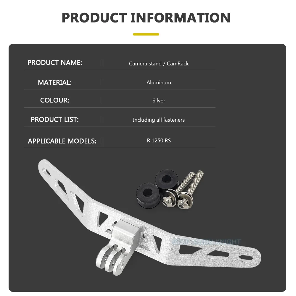 R1250RS аксессуары для мотоцикла держатель рекордера камеры GoPro кронштейн CamRack BMW R 1250