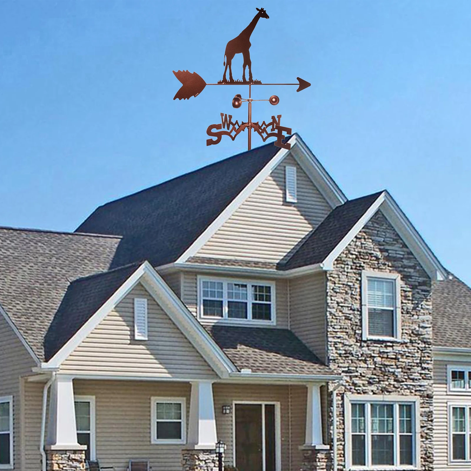 Кованая Железная прочная лопатка садовый столб измерительный инструмент декор