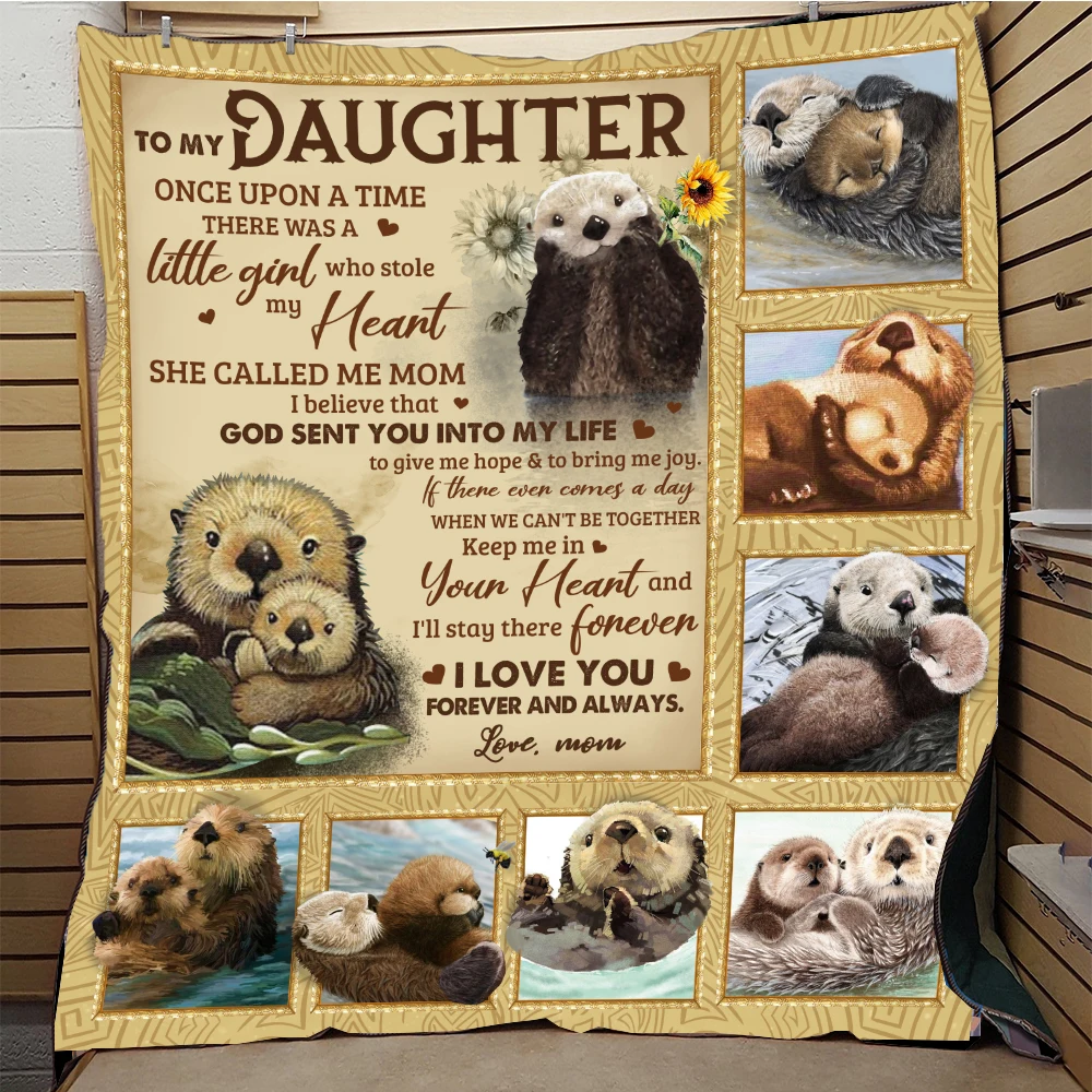 Мягкое стеганое одеяло с цветочным принтом и деревом для моей дочери всесезонное