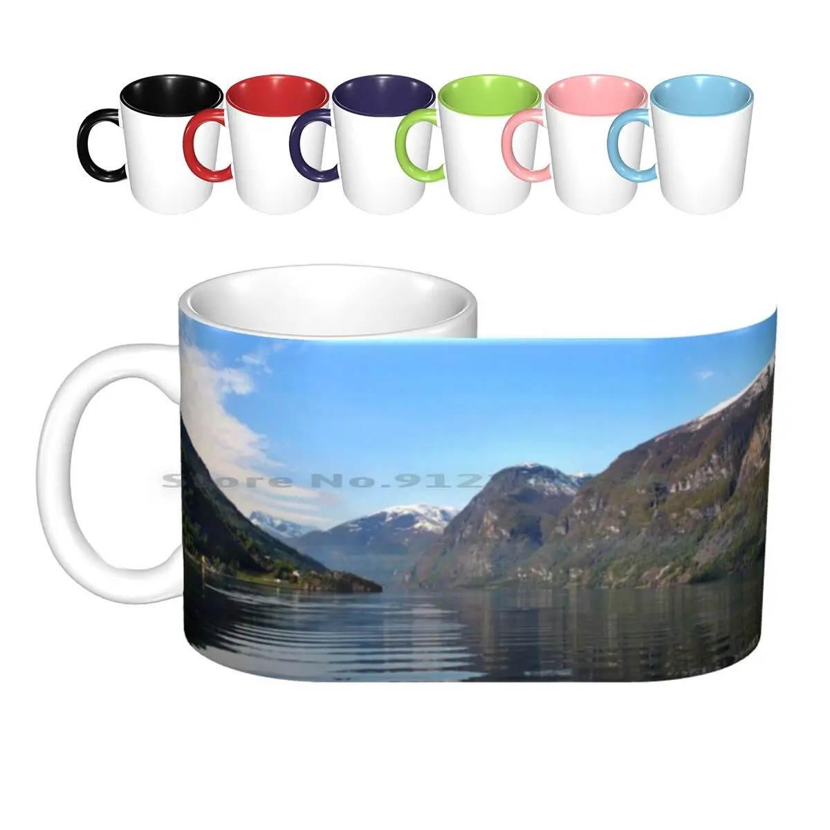 

Норвежский Fjord керамические кружки, кофейные чашки, Кружка для молока и чая, норвежский Fjord Fjords, креативный тренд, винтажная Подарочная бутыл...