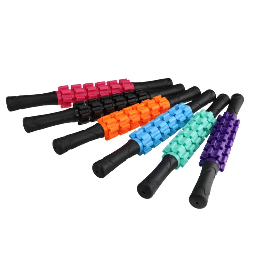 

Newly Muscle Roller Stick Body Massage Roller for Fitness Yoga Legs Arm SIx Round Body Massager for Relief Muscle Soreness