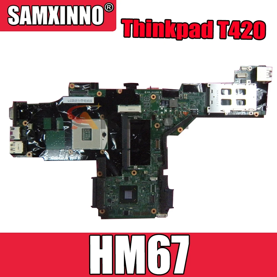 

63Y1989 63Y1697 63Y1967 04W2045 04W1345 Laptop motherboard For LENOVO Thinkpad T420 T420I Mainboard NZM3I-6 Core HM67