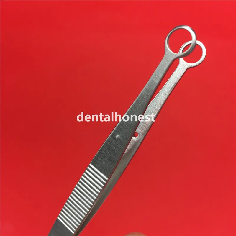 Силиконовые щипцы из нержавеющей стали Круглый офтальмологический