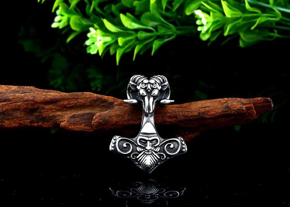 BEIER, thor hammer Nodic Vikings, кулон с рунами, ожерелье mjolnir Viking Valknut, амулет, цепочка для мужчин, вечерние jewelryBP8-403