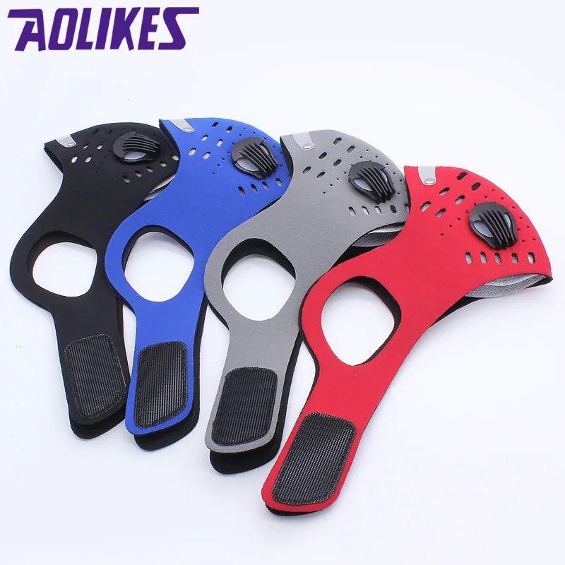 Маска AOLIKES велосипедная с фильтром PM2.5 Пылезащитная маска активированным углем и